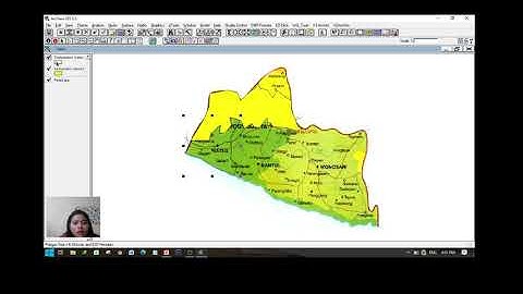 Cara Mendigitasi Peta Menggunakan Arc View/Peta Daerah Istimewa Yogyakarta