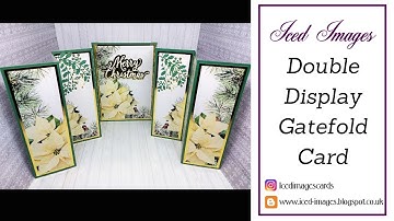 🔵 Double Display Fold-Out Gatefold Card