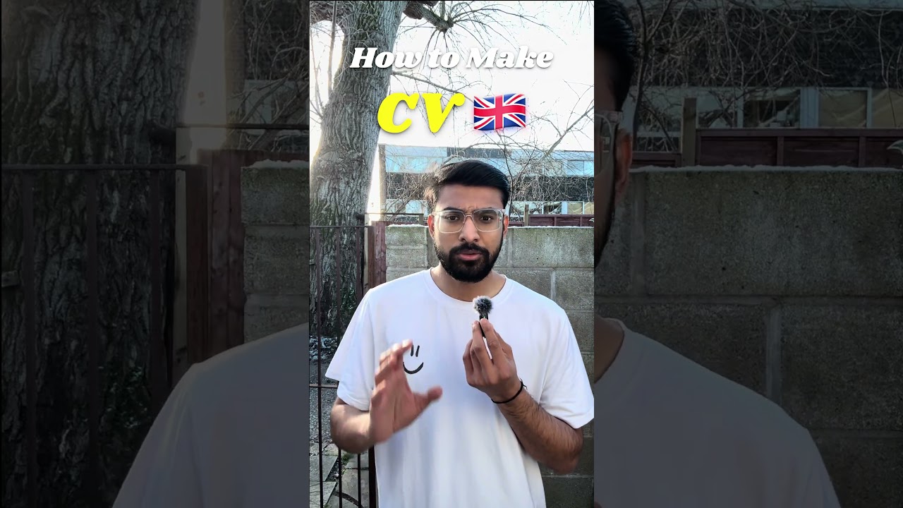 How to Make a UK CV 🇬🇧 (Students Must Watch)