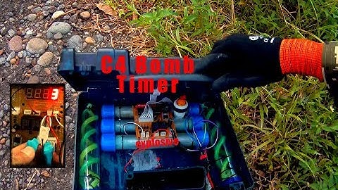 AIRSOFT C4 Timer EXPLOSIVE.! (Plant  Bomb.)