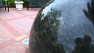 12,000 lb Granite Sphere floats on water