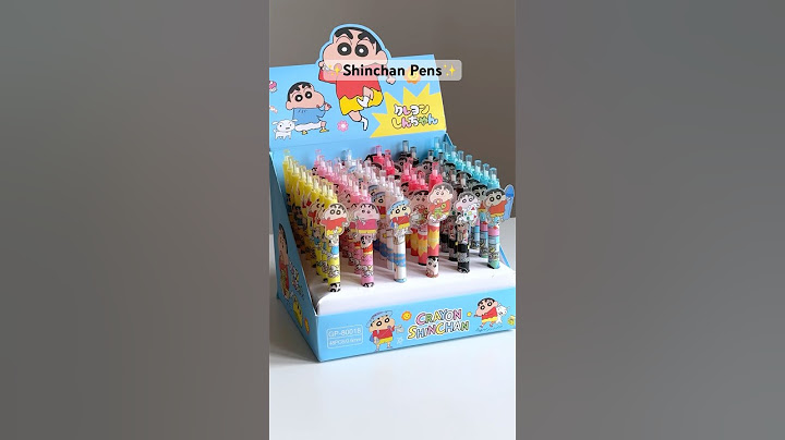 Shinchan Gel Pens 🌷✨#trending #shinchan #gelpens #stationery #stationary #kawaii