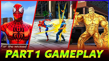 Ultimate Spider-Man: Total Mayhem - Android Gameplay PART 1 | Sand in your face