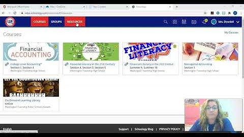Linking OneDrive to Schoology