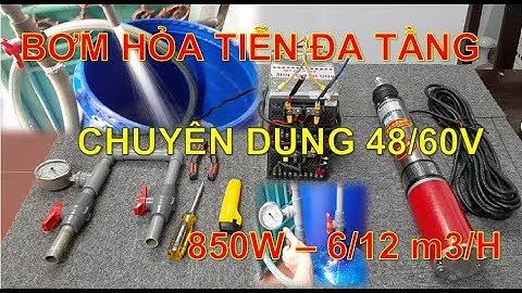 Bơm hỏa tiễn đa tầng hệ 48/60v chổi than so sánh không chổi than