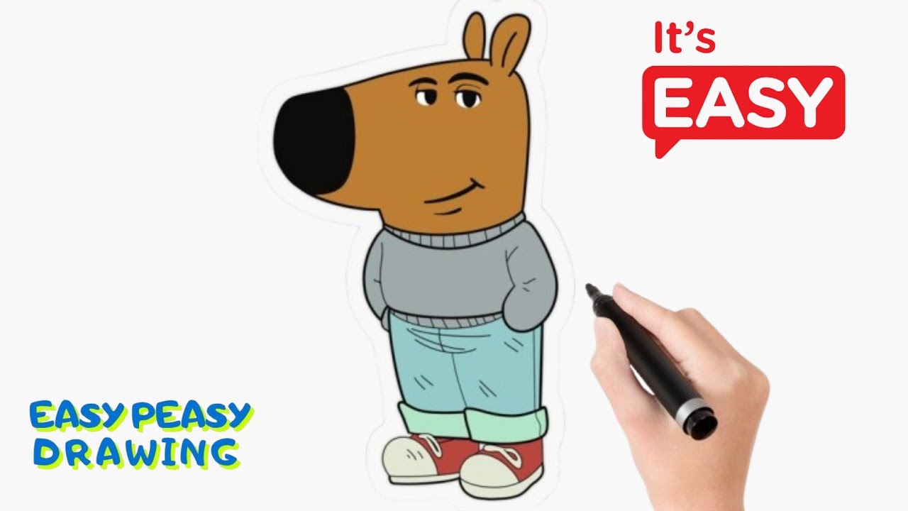 How To Draw Chill Guy | mem Step by Step drawing Tutorial