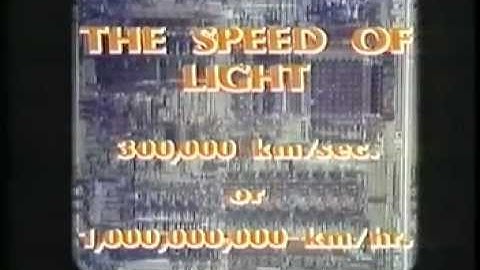 The Speed of the Computer (Bits and Bytes, Episode 2)