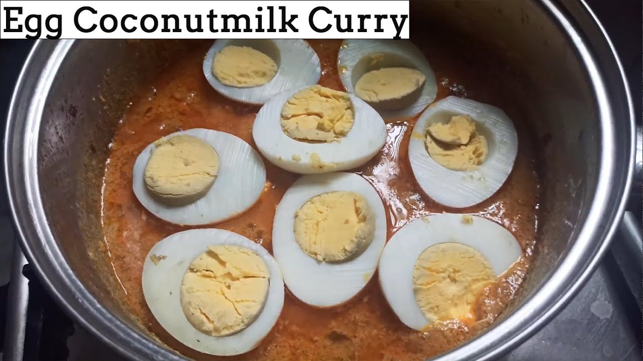 Egg Coconut Milk Curry / South Style Egg Curry from Sugi