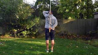 PVC Active Assisted Shoulder Internal Rotation