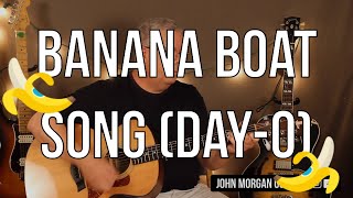 Video thumbnail of "How to Play "Banana Boat Song (Day O)" by Harry Belafonte (Guitar)"