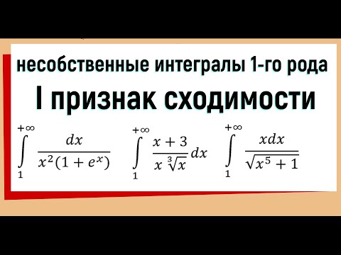 10. Признаки сходимости несобственных интегралов. Признак сравнения.