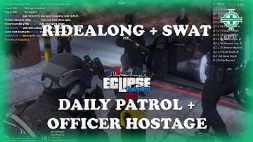 Eclipse RolePlay, LSPD, Ride alongs see a lot of action, drive-by included! Also see some SWAT!