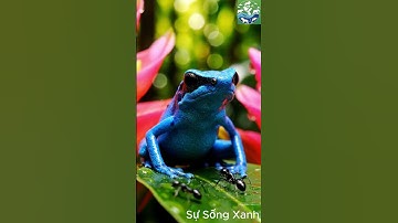Ếch phi tiêu xanh lam – Kẻ rình rập rực rỡ #conech #ai #animals #aigenerated