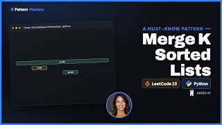 Merge K Sorted Lists - LeetCode 23 | Heap / Scheduling & Streaming (Python)