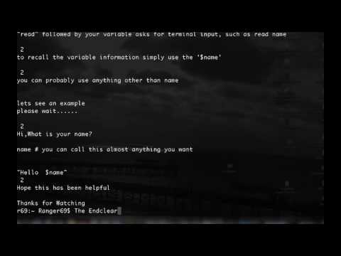 Bash Tutorial