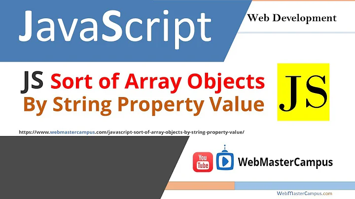 Javascript Sort of Array Objects by String Property Value