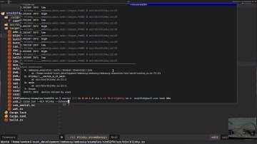 Embedded Rust: running an embassy example on a STM32F411 microcontroller