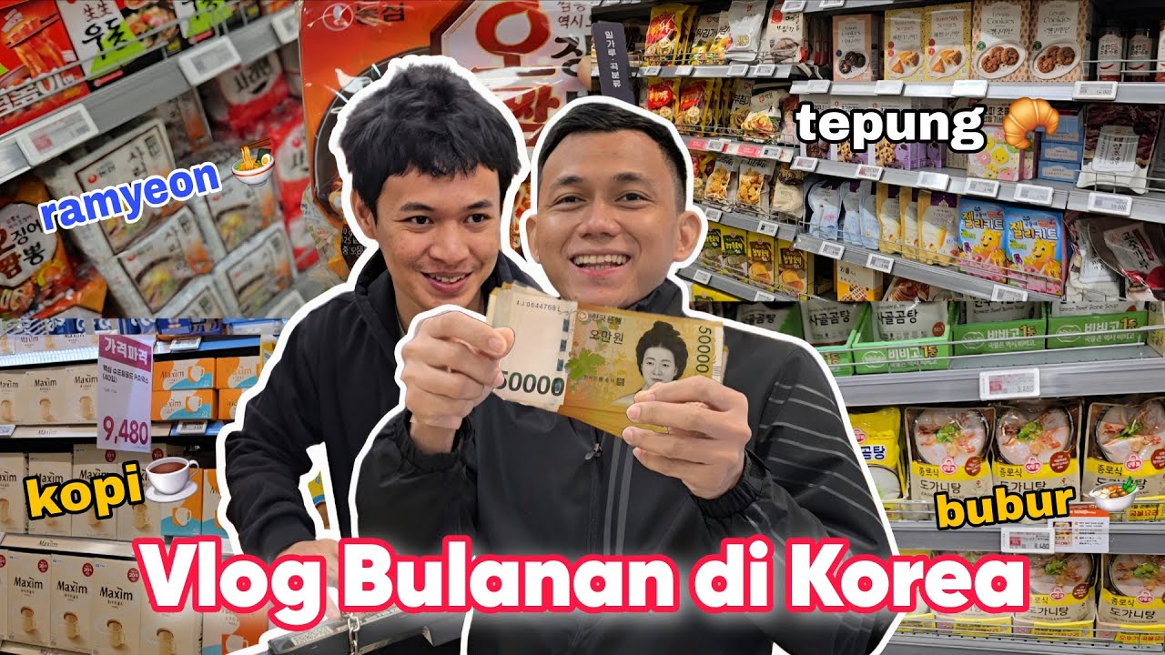 Vlog bulanan di korea | reality hidup di 4 musim korea