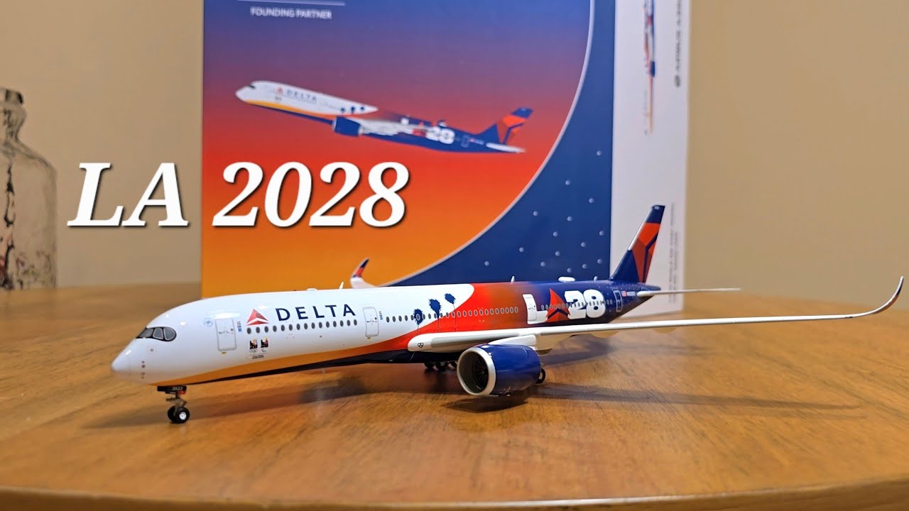 あゆ Gemini jets 1/200 デルタ航空LA28記念モデル Gemini Jets 200 Delta A350 LA 2028 Unboxing - YouTube