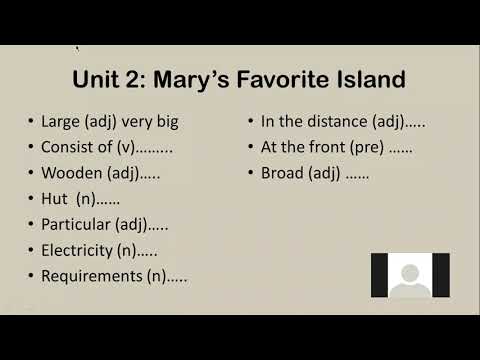 English for Camodia book 5: Mary's Favourite Island