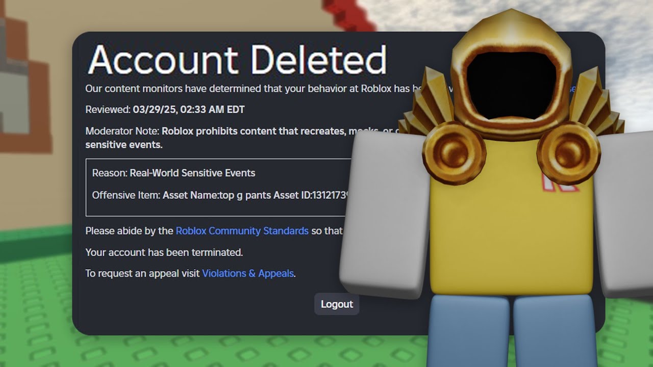 My 2009 Roblox Account was Terminated With 10 Million Robux