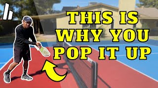 How to STOP popping UP the BALL | Briones Pickleball