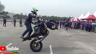 Part 14 Yamaha Stunt Show By Stunter Wawan Tembong