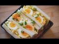 Recipe for EGG SALAD SANDWICH Tamago Sando Japanese Sandwich たまごサンド