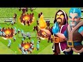 INCRÍVEL!! ATACANDO COM OS MAGOS DE FOGO E GELO NO CLASH OF CLANS!!