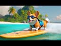 A Puppy Surf - Cinematic AI Shot