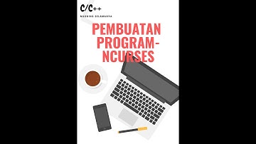 Pembuatan program C++ dengan tambahan pustaka ncurses di Cocalc