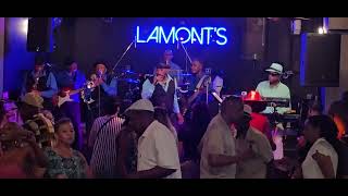Rise Band and Show sings "Mustang Sally " at Lamont's Entert Complex on July 19, 2026.