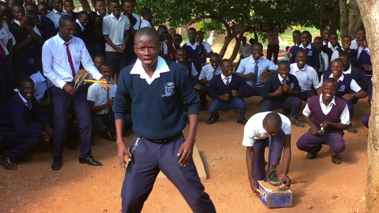 Students at St. Timon's Secondary School in Rabondo Kenya