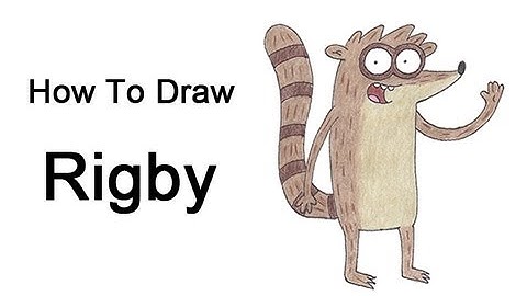 How to Draw Rigby (Regular Show)