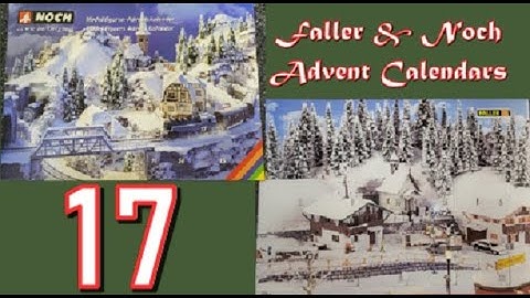 Faller and Noch Advent Calendar Figure Reveal Day 17  #faller #noch #modeltrains #märklin #advent