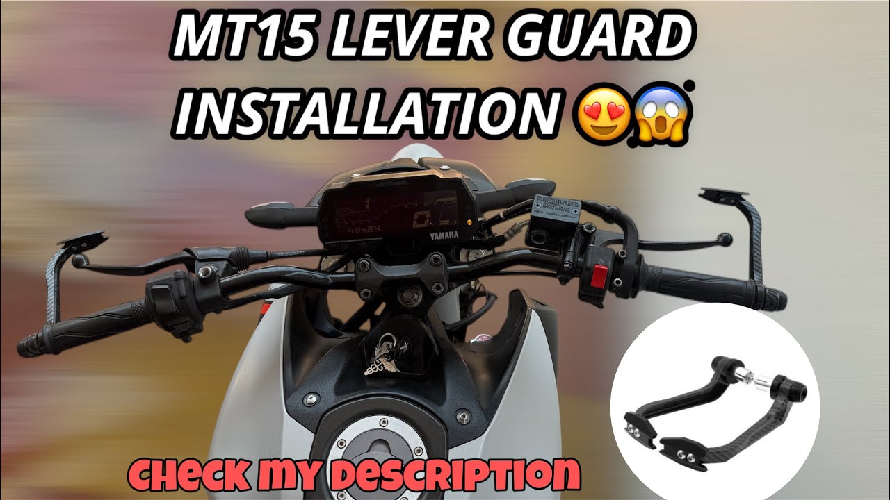How to install lever guard in mt15 | Lever Guard Installation in 5 Minutes 💯