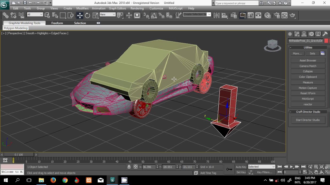 Car Animation with 3Ds Max + Craft Std Part 02 INSERT - YouTube