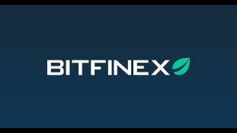 Bitfinex Account Setup