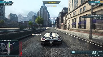 NFS Most Wanted 2012 - Koenigsegg Agera R - 1080p