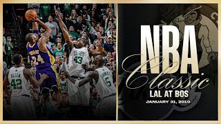 Kobe Hits Game Winner In The Garden | January 31, 2010 | Sham's NBA Classic Full Game