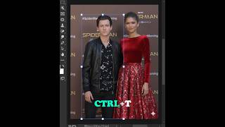 Tips-How to Increase Hight Someone Person or Stretch Body Using Photoshop #shorts