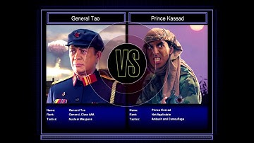 Command & Conquer General Zero Hour Challenge General Tao VS Prince Kassad Hard Mode #4