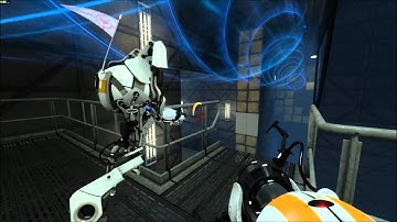 Portal 2! Co-Op, Part 17 - Stolen Disc! (w/ ZackScottGames)