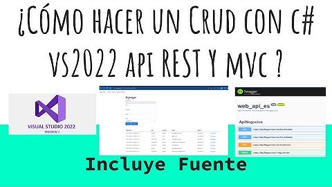 Crear un Crud en MVC Api con C# .Net y Sql server