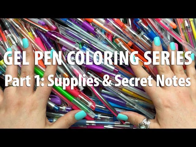 How to Color, Blend, and Care for your Gel pens using ColorIt Gel