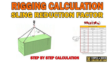 Rigging Calculations: How to Determine Sling Reduction Factor