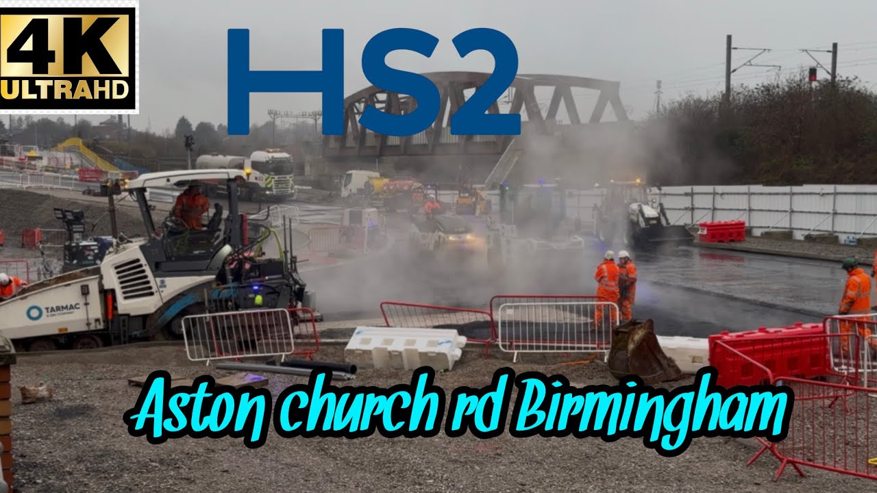 HS2 Aston church rd Saltley Birmingham viaduct short update 15 January 2026