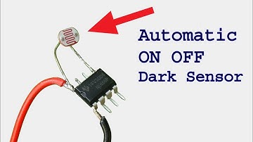 How to make Dark sensor auto ON OFF Led light using ne 555 timer ic