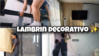 QUITAMOS LAS PUERTAS DEL CLOSET ‼ HICIMOS NUESTRO PROPIO LAMBRIN DE MADERA ✅ FÁCIL Y ECONÓMICO