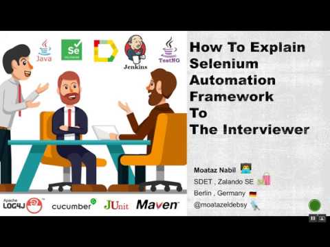[Arabic Video] How to Explain Automation Framework to the Interviewer ...